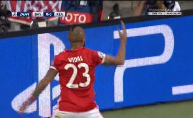 Vidal kalon Bayernin në epërsi ndaj Realit (Video)