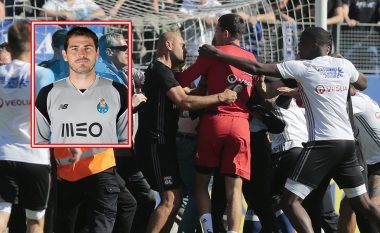 Casillas reagon pas sulmit të tifozëve të Bastias ndaj lojtarëve të Lyonit (Foto)