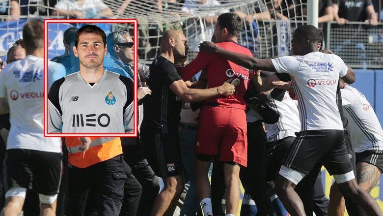 Casillas reagon pas sulmit të tifozëve të Bastias ndaj lojtarëve të Lyonit (Foto)