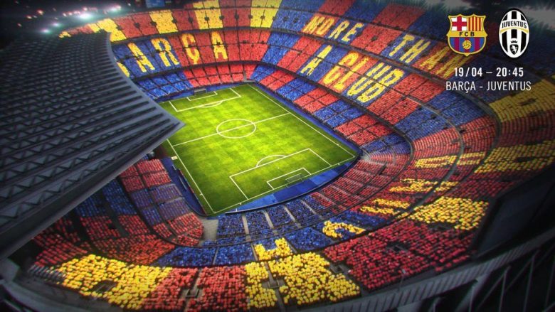 Koreografia e Barcelonës ndaj Juventusit në Camp Nou (Foto)