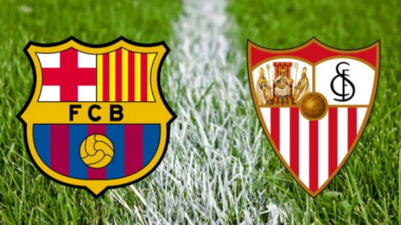 Formacionet zyrtare, Barcelona – Sevilla: MSN nga minua e parë