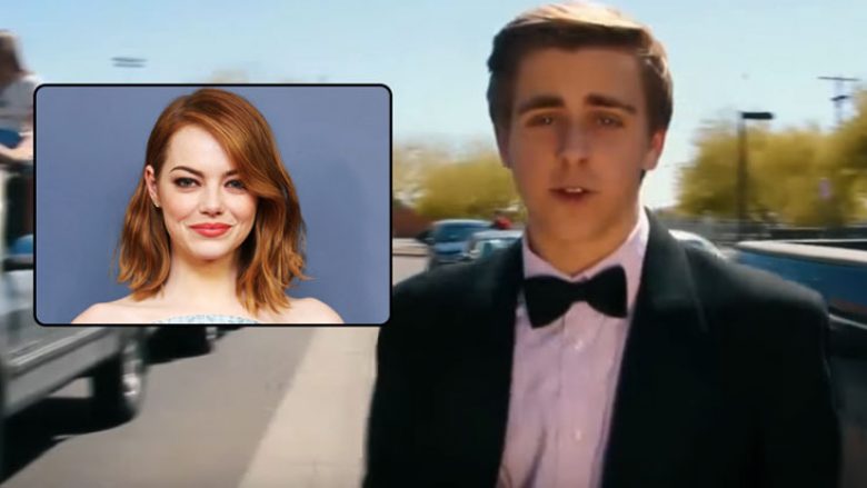 Nxënësi 17 vjeçar ftoi Emma Stone në mbrëmjen e maturës, merr përgjigje nga aktorja (Video)