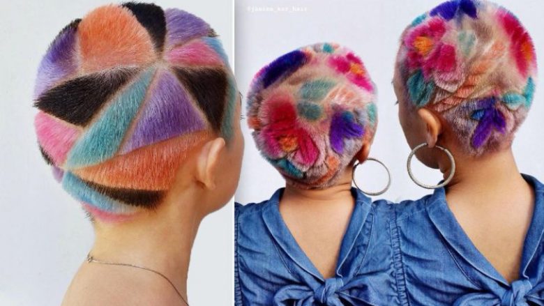 Obsesioni i fundit: Flokë ylberi me prerje të thella (Foto)