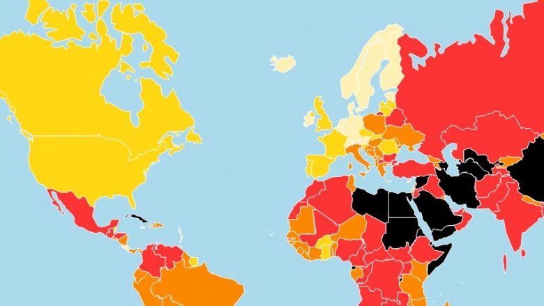 Liria e Mediave përkeqësohet në botë, ja ku radhitet Maqedonia