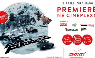 Cineplexx sjellë premierën e Fast and Furious 8 me shumë shpërblime!