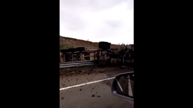 Aksident i rëndë në autostradën “Ibrahim Rugova” (Video)