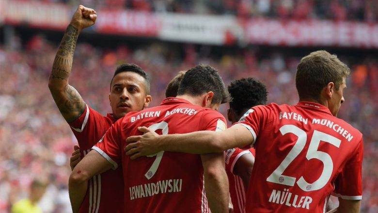 Bayern 6-0 Augsburg, tre futbollistë me vlerësim maksimal (Foto)