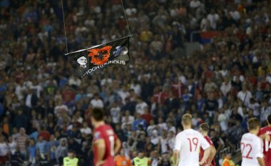 Droni si ai i Beogradit edhe në ndeshjen Shkupi-Vardari (Video)