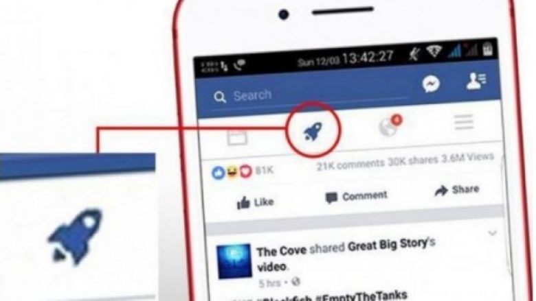 Cili është kuptimi i shenjës së raketës në profilin tuaj të Facebookut?