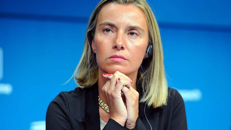 Mogherini në Rusi për herë të parë