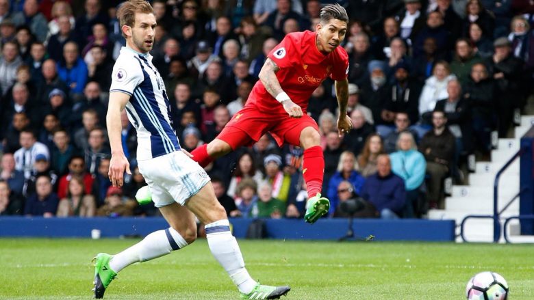 Liverpool në epërsi ndaj WBA me golin e Firminos (Video)