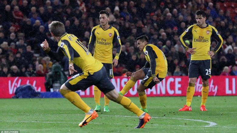 Middlesbrough 1-2 Arsenal: Notat e lojtarëve, Xhaka me vlerësim mesatar (Foto)