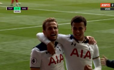Tottenhami ‘shokon’ Arsenalin, i shënon dy gola për tre minuta (Video)