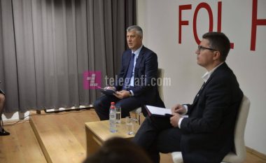 Thaçi: Pajtimi, domosdoshmëri për shkak të së ardhmes