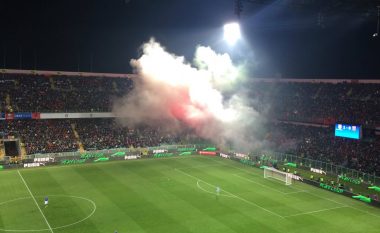 Tifozit që hodhi fishekzjarrë në ndeshjen Itali-Shqipëri, i ndalohet hyrja në ambientet ku zhvillohen aktivitete sportive për tre vite