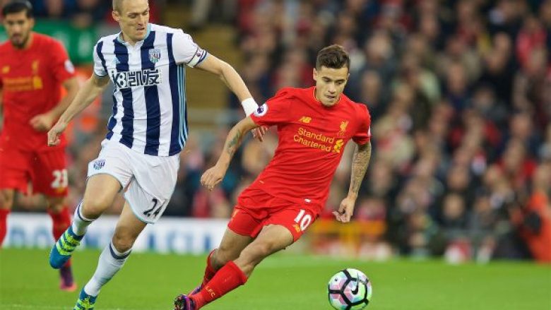 Formacionet zyrtare, WBA – Liverpool