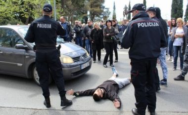 Protestë kundër anëtarësimit të Malit të Zi në NATO