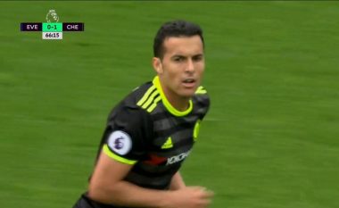 Supergol nga Pedro, Chelsea kalon në epërsi ndaj Evertonit (Video)