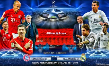 Analizë dhe parashikim: Bayern Munich-Real Madrid