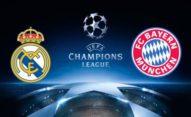 Momenti vendimtar për gjysmëfinalistin, formacionet zyrtare Real Madrid – Bayern Munich