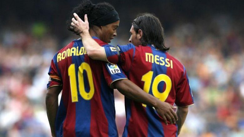 Ronaldinho dhe Sergio Aguero me urime speciale për golin e 500-të të Messit