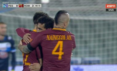 Salah shënon një supergol përball Pescaras (Video)