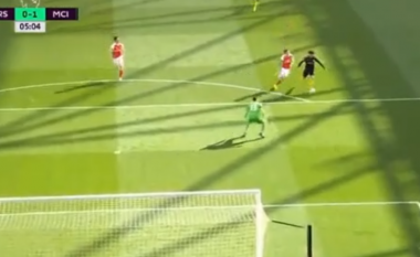 Sane kalon Cityn në epërsi ndaj Arsenalit (Video)