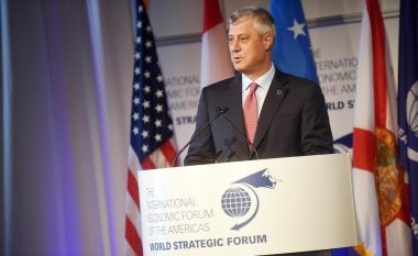 Thaçi në Forumin Botëror Strategjik: Pa siguri s’ka as ekonomi të fuqishme