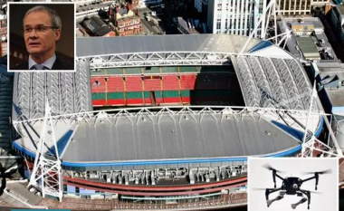UEFA kërkon mbylljen e çatisë së stadiumit, shkak frika nga sulmet terroriste nga dronët me eksplozivë
