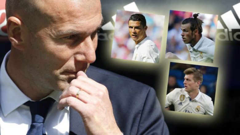 Zidane pushon tre lojtarë kryesorë për ndeshjen me Leganes