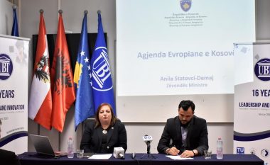 Zëvendësministrja Anila Statovci-Demaj flet për raportin Kosovë-BE