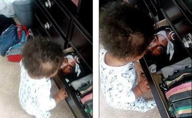 Vogëlushja vazhdimisht ngatërron fotografinë e Tupac-ut në bluzë me babanë e saj, e quan babi (Video)