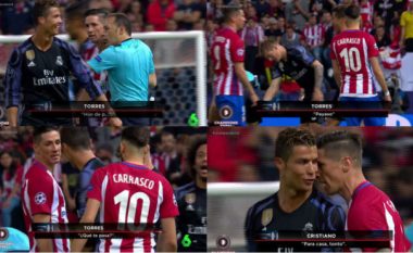 Torres-Ronaldo në versionin Ramos-Pique, mësohen fjalët që portugezi dhe spanjolli shkëmbyen (Foto/Video)