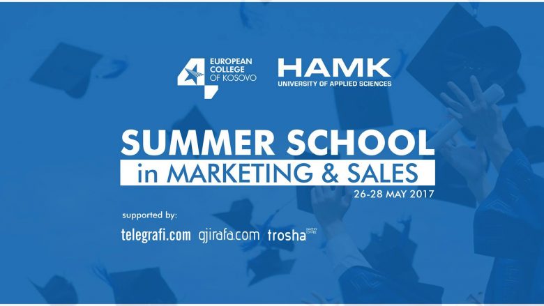 HAMK University nga Finlanda dhe European College of Kosovo sjellin shkollën verore për Marketing & Shitje nga data 26-28 Maj 2017