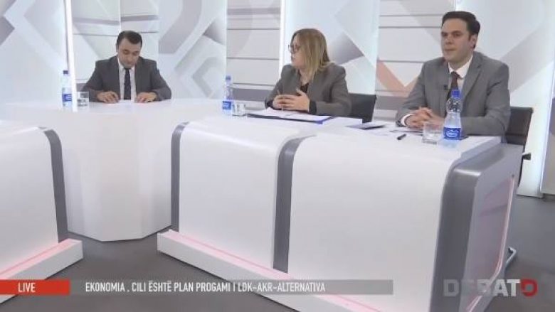 “DEBAT D”: Cili është planprogrami i LDK-AKR-Alterantivës për ekonominë? (Video)