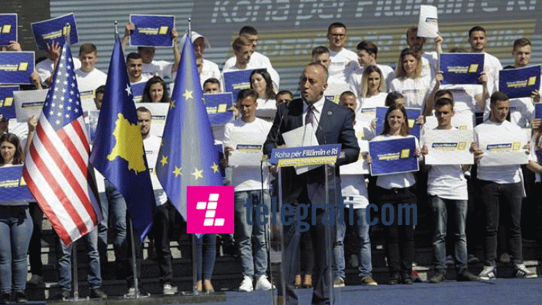 Haradinaj: Kosovë të dua, do të shërbej me nderë dhe pa asnjë kusht