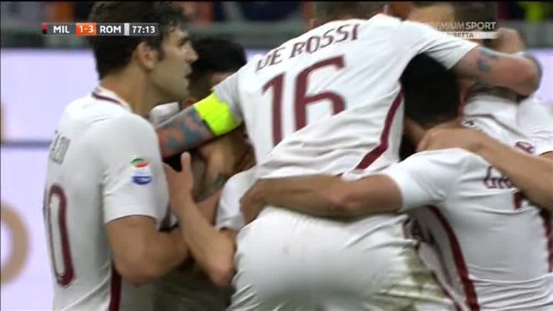 Dy gola të shpejtë në sfidën Milan – Roma (Video)