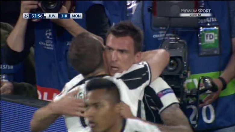 Mandzukic kalon Juven në epërsi ndaj Monacos (Video)