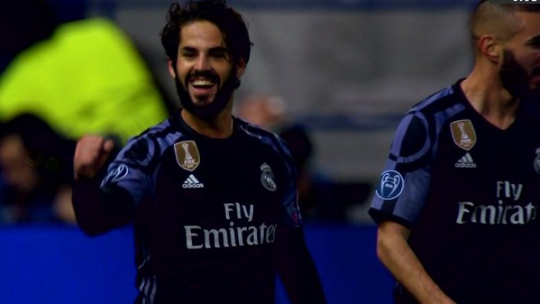 Isco i shënon Atleticos, por gjitha meritat i shkojnë Benzemas me driblimin plot stil (Video)