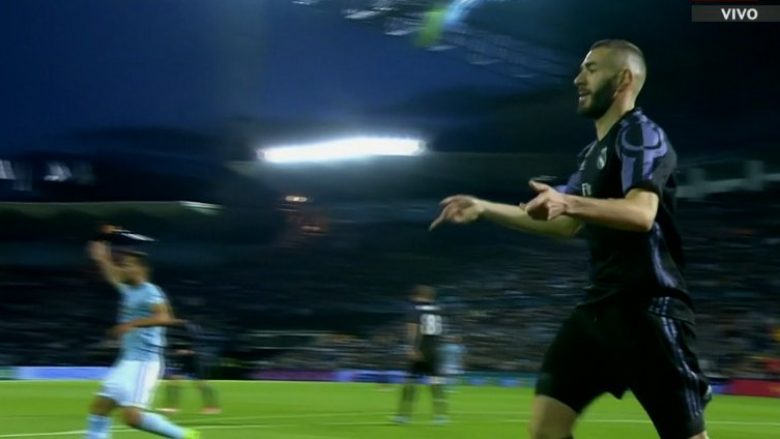 Benzema i përgjigjet shpejt golit të Celtas (Video)