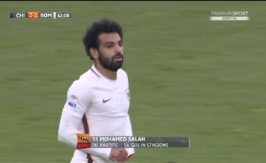 Roma shkon në pushim ndaj Chievos me golin e Salah (Video)