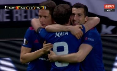 Vjen dhe goli i dytë i Unitedit ndaj Ajaxit, shënon Mkhitaryan (Video)