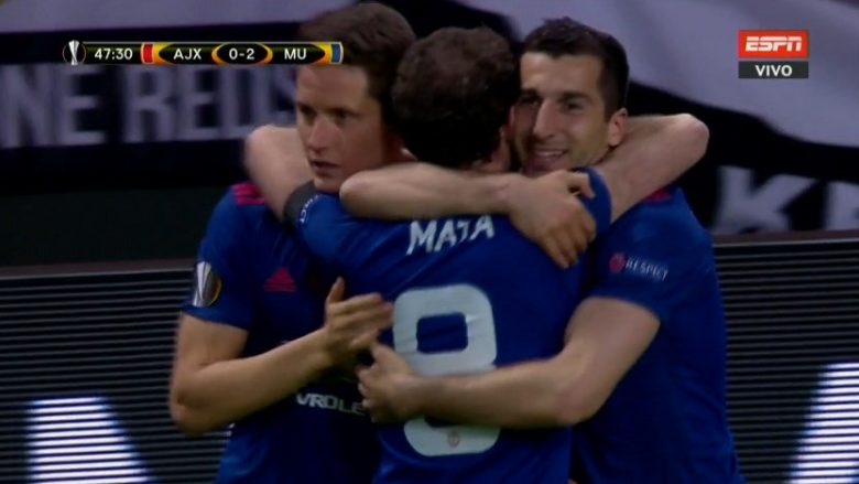 Vjen dhe goli i dytë i Unitedit ndaj Ajaxit, shënon Mkhitaryan (Video)