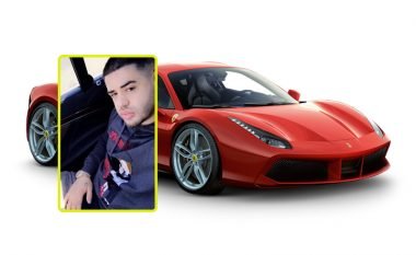 Noizy, një pozë me Ferrarin e tij super të shtrenjtë (Foto)