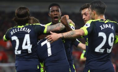 Arsenali fiton ndaj Southamptonit dhe mban gjallë shpresat për LK (Video)