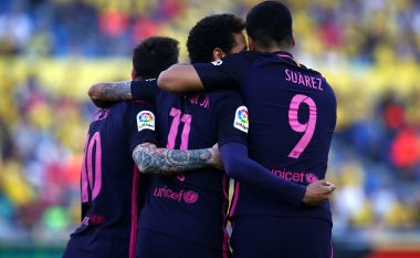 Barça vazhdon në krye të La Ligas pas fitores ndaj Las Palmas (Video)