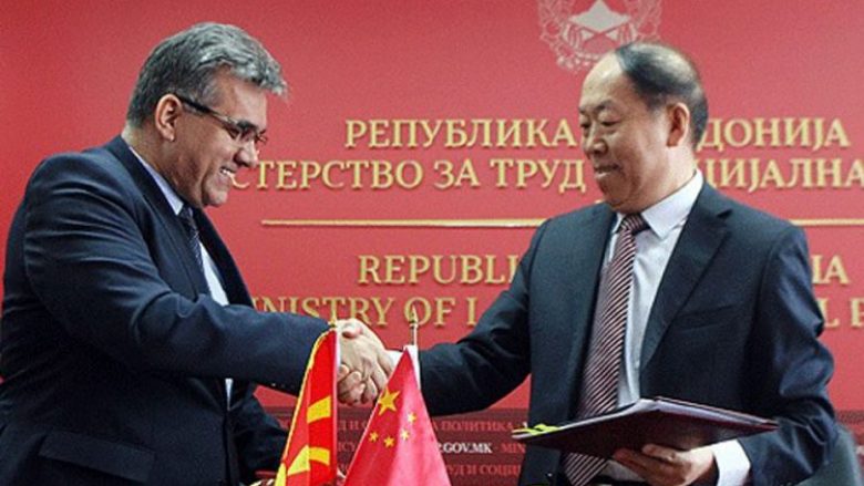 Kina dhe Maqedonia nënshkruan memorandum për bashkëpunim në fushën e punës dhe sociales