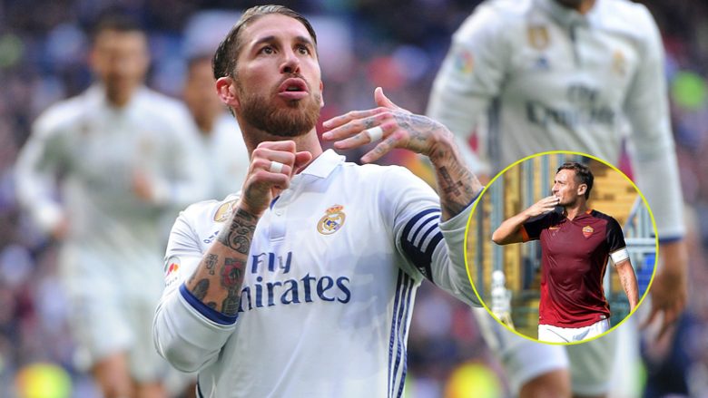 Ramos: Kur të bëhet lista e më të mirëve në histori, Totti do të jetë aty