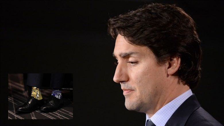 Justin Trudeau përsëri në qendër të vëmendjes, shkaku i çorapeve që kishte në takimin me kryeministrin irlandez (Foto)