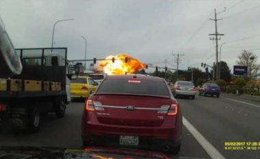 Pamje dramatike: Aeroplani “bie me hundë” në një autostradë (Video)